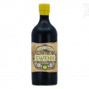 Rhum ambré GWENN bio 45° 70cL - Distillerie Breizh'Cool - No vintage - 