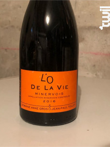 L'O De La Vie Minervois - Domaine Anne Gros et Jean-Paul Tollot - 2019 - Rouge