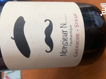 Monsieur N... By FX NICOLAS GRENACHE-SYRAH - Maison François-Xavier Nicolas - No vintage - Rouge
