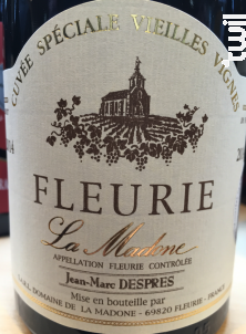 La Madone Vieilles Vignes - Domaine de La Madone - 2014 - Rouge
