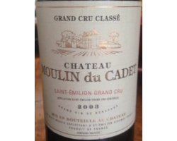 Château Moulin du Cadet - Château Moulin du Cadet - 2021 - Rouge