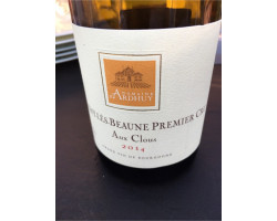 Savigny-lès-Beaune 1er Cru Aux Clous - Domaine d'Ardhuy - 2022 - Rouge