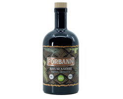 Rhum ambré FORBANN bio 40° 70cL - Distillerie Breizh'Cool - No vintage - 