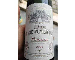 Pauillac - Château Grand-Puy-Lacoste - 2006 - Rouge