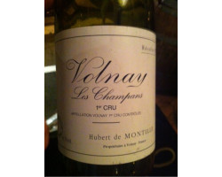 Volnay 1er Cru - Les Champans - Domaine de Montille - 2019 - Rouge