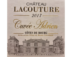 Cuvée Adrien - Château Lacouture - 2017 - Rouge