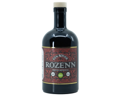 Gin rouge ROZENN bio 40° 70cL - Distillerie Breizh'Cool - No vintage - 