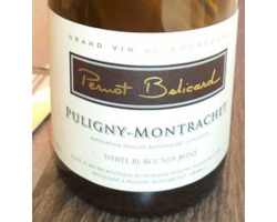 Puligny-Montrachet - Domaine Pernot Belicard - 2020 - Blanc