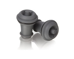 Set De 2 Bouchons Pour Pompe À Vin - vacuvin -  - 