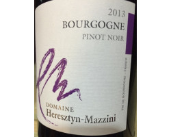 Pinot Noir - Domaine Heresztyn-Mazzini - 2020 - Rouge