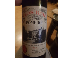 Clos René - Domaine Garde-Lasserre - 1992 - Rouge
