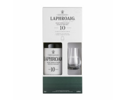10 Ans Single Malt Coffret 1 Verre - Laphroaig - No vintage - 