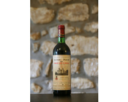 Première Cote De Bordeaux, Château Pascot - Château Pascot - 1978 - Rouge