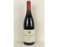 Chinon - Marc Brédif - 2003 - Rouge
