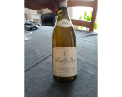 Pouilly Fumé - Serge Dagueneau & Filles - 1997 - Blanc