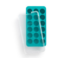 Bac À Glaçons Rond Turquoise Avec Couvercle - lékué -  - 