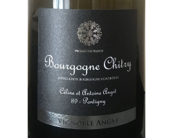 Bourgogne Chitry - Vignoble Angst - 2023 - Blanc