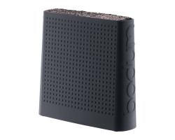 Bloc De Couteau Universel Noir Avec Insert En Brosse - Bodum -  - 