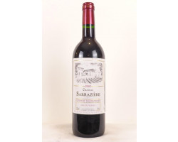 Château Sarrazière - château sarrazière - 2002 - Rouge
