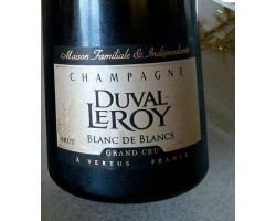 Duval-Leroy Blanc de Blancs Grand Cru - Champagne Duval-Leroy - No vintage - Effervescent