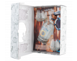 Coffret Gin Poulpe Bleu + 2 verres - Liquoristerie de Provence - No vintage - 
