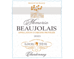 MEMORIA - Louis Tête - 2024 - Blanc