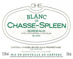 Blanc de Chasse-Spleen - Château Chasse-Spleen - 2019 - Blanc