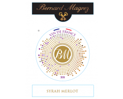 BM Vin de France Syrah Merlot - Bernard Magrez - 2019 - Rouge
