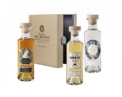 Coffret The Mixologist 3x20cl Rhum Canoubier Gin Ginetic Cognac Urb'n - Distillerie des Moisans - No vintage - Blanc