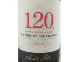 120 Reserva Especial Cabernet Sauvignon - Bodega Santa Rita - 2019 - Rouge