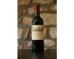 Château Cazeau - Maison Le Star - Château Cazeau - 1988 - Rouge