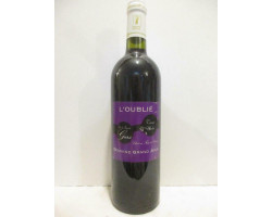 L'oublié 24 Mois Fût De Chêne - Château Grand Jean - 2008 - Rouge