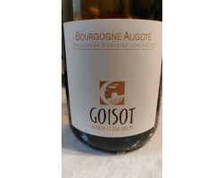 Bourgogne Aligoté - Domaine Goisot Jean-Hugues et Guilhem - 2023 - Blanc