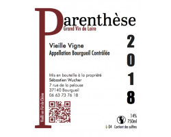 Parenthèse - Domaine Sebastien Wucher - 2022 - Rouge