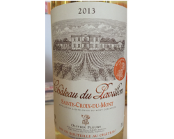 Château du Pavillon - Château du Pavillon - Vignobles Olivier Fleury - 2013 - Blanc
