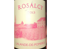 Rosalcy - Vignobles Tournefeuille - 2021 - Rouge