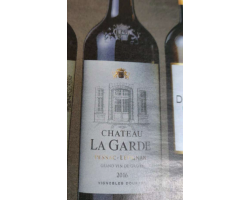 Château La Garde - Vignobles Dourthe - Château La Garde - 2016 - Rouge