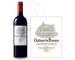 Château de Pressac Saint Emilion Grand Cru - Château de Pressac - 2016 - Rouge