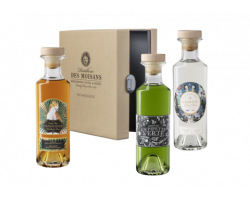 Coffret The Mixologist 3x20cl Rhum Canoubier Gin Ginetic Absinthe La Pipette Verte - Distillerie des Moisans - No vintage - Blanc