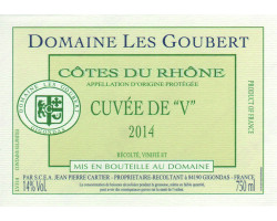 Cuvée de V - Domaine Les Goubert - 2019 - Blanc