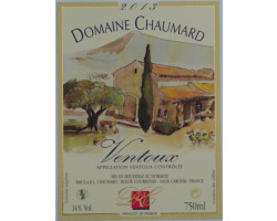 Chaumard - Domaine Chaumard - 2015 - Blanc
