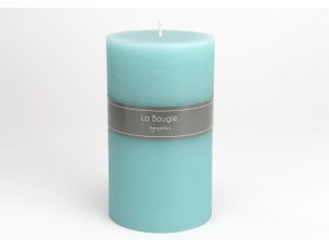 Bougie Maxi Cylindre Bleu Azur 10x17 Cm lot De 6 - Amadeus -  - 