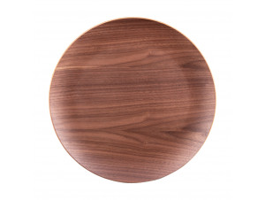 Assiette De Présentation Bois Brun 34 Cm - table passion -  - 