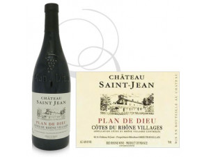 Château Saint Jean Plan de Dieu - Château Saint Jean - 2019 - Red