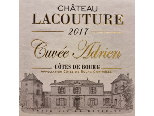 Cuvée Adrien - Château Lacouture - 2017 - Red