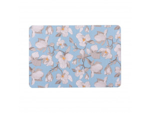 Set De Table Magnolias Rectangulaire Bleu 44.5x33 Cm lot De 2 - table passion -  - 