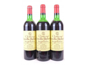 Coffret 3 bouteilles - Château Léoville Poyferré - Château Léoville Poyferré - 1978 - Red