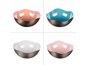 Coupe Ronde En Métal Venizia 20 Cm 1 Modèle Aléatoire - table passion -  - 