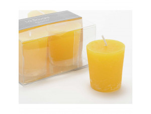 Lot De 4 Bougies Votive 4 3 X 4 7 Cm Moutarde - Amadeus -  - 