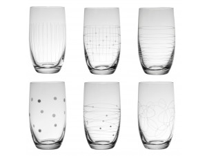 Boîte De 6 Gobelets Forme Haute Graphik - table passion -  - 